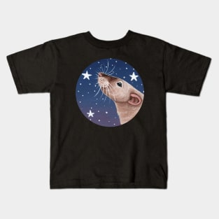 Siamese Rat Stargazing Kids T-Shirt